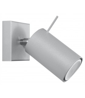 1 Light Wall Spotlight Grey, GU10 - 1