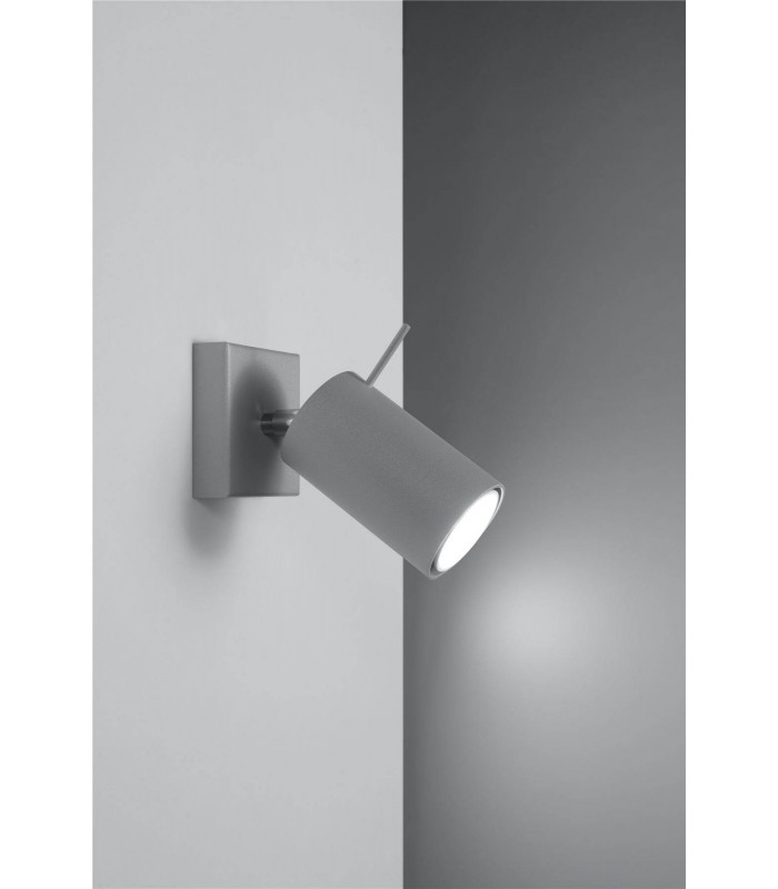 1 Light Wall Spotlight Grey, GU10 - 3