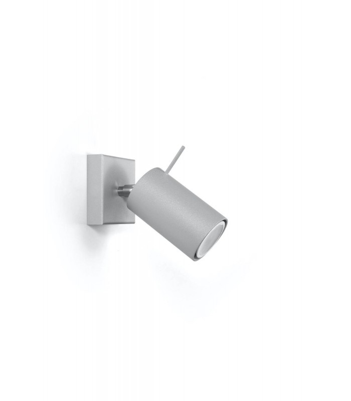 1 Light Wall Spotlight Grey, GU10 - 4