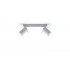 2 Light Spotlight Bar Grey, GU10 - 3