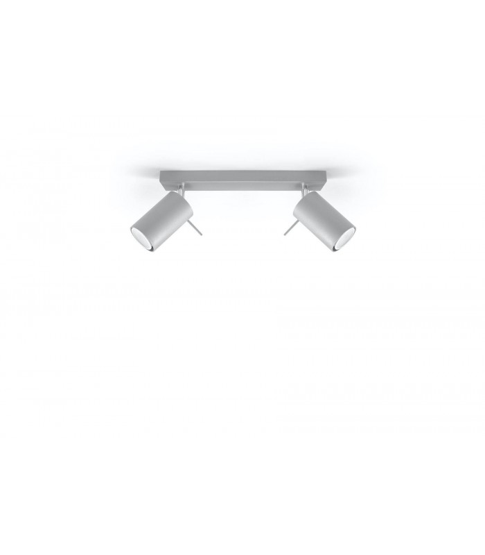 2 Light Spotlight Bar Grey, GU10 - 3