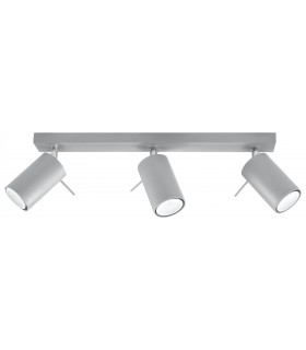 3 Light Spotlight Bar Grey, GU10 - 1