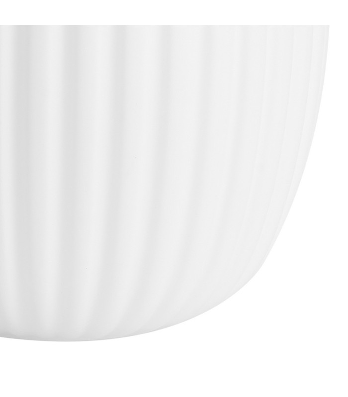 Yorktown Linear 3 Light Pendant 20cm Almond Ribbed Glass Aged Pewter/Matt Black Opal-9