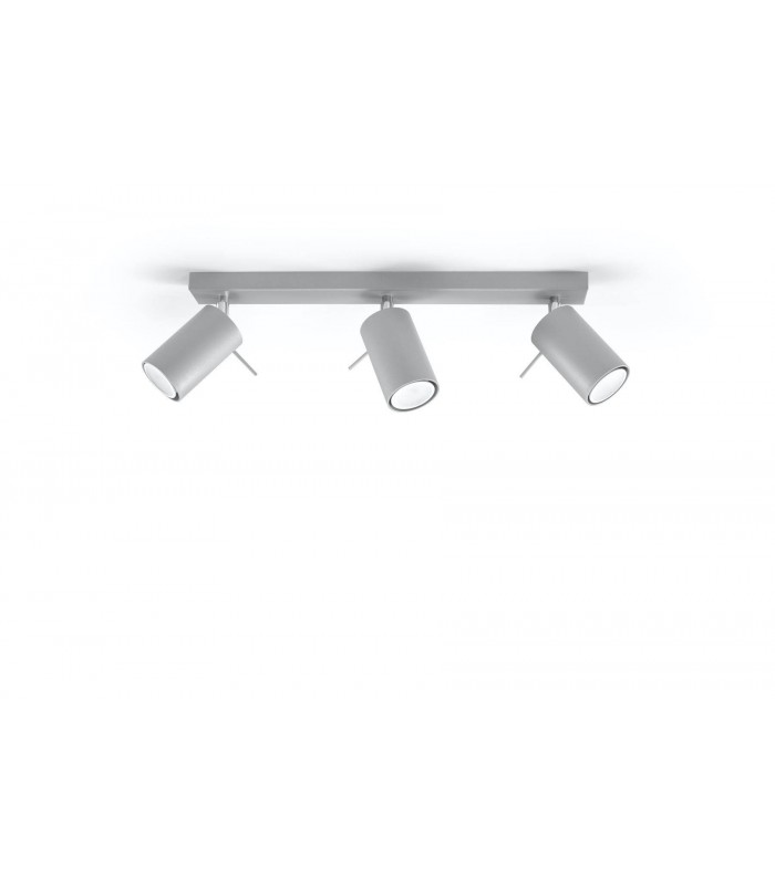 3 Light Spotlight Bar Grey, GU10 - 4