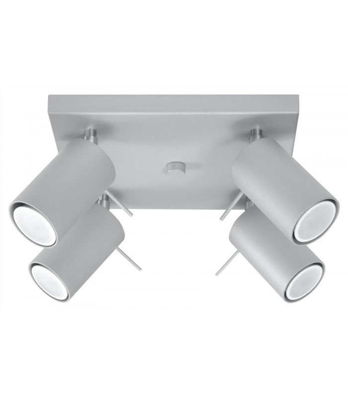 4 Light Spotlight Cluster Grey, GU10 - 1