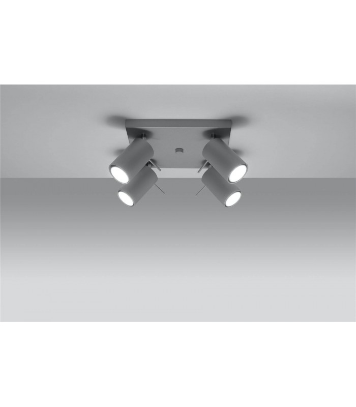 4 Light Spotlight Cluster Grey, GU10 - 3