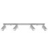 4 Light Spotlight Bar Grey, GU10 - 1