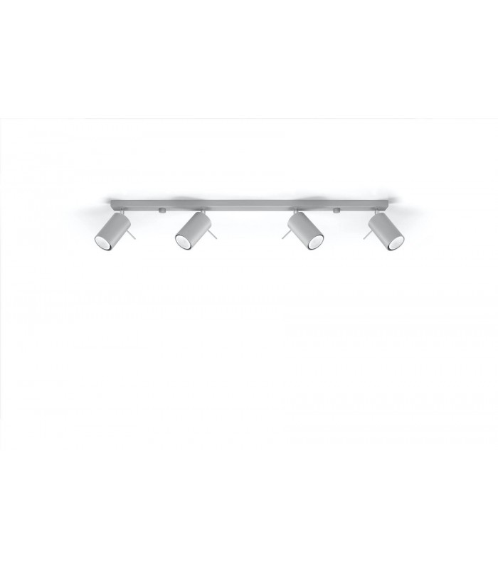4 Light Spotlight Bar Grey, GU10 - 3