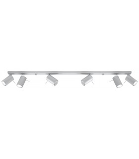 6 Light Spotlight Bar Grey, GU10 - 1