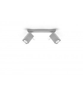 2 Light Spotlight Bar Grey, GU10 - 2