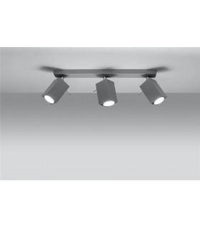 3 Light Spotlight Bar Grey, GU10 - 2