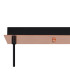 Yorktown Linear 3 Light Pendant E27 23cm Pear Glass Copper/Clear Copper/Matt Black-7