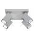 4 Light Spotlight Cluster Grey, GU10 - 1