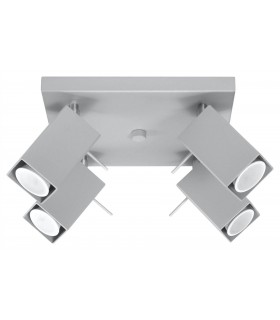 4 Light Spotlight Cluster Grey, GU10 - 1