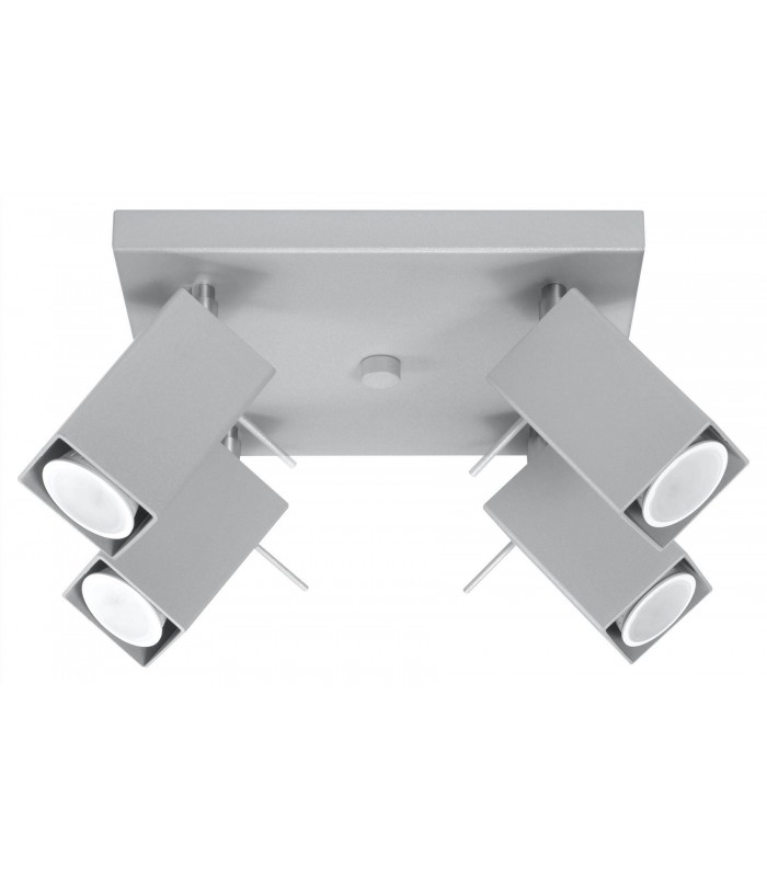 4 Light Spotlight Cluster Grey, GU10 - 1