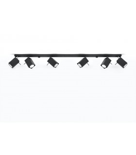 6 Light Spotlight Bar Black, GU10 - 2