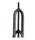 Yorktown Linear 4 Light Pendant 20cm Almond Ribbed Glass Aged Pewter/Matt Black Smoked-7