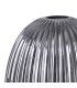 Yorktown Linear 4 Light Pendant 20cm Almond Ribbed Glass Aged Pewter/Matt Black Smoked-8