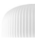 Yorktown Linear Pendant 4 x E27 Antique Silver/Matt Black 30cm Pumpkin Shaped Ribbed Opal Glass-6