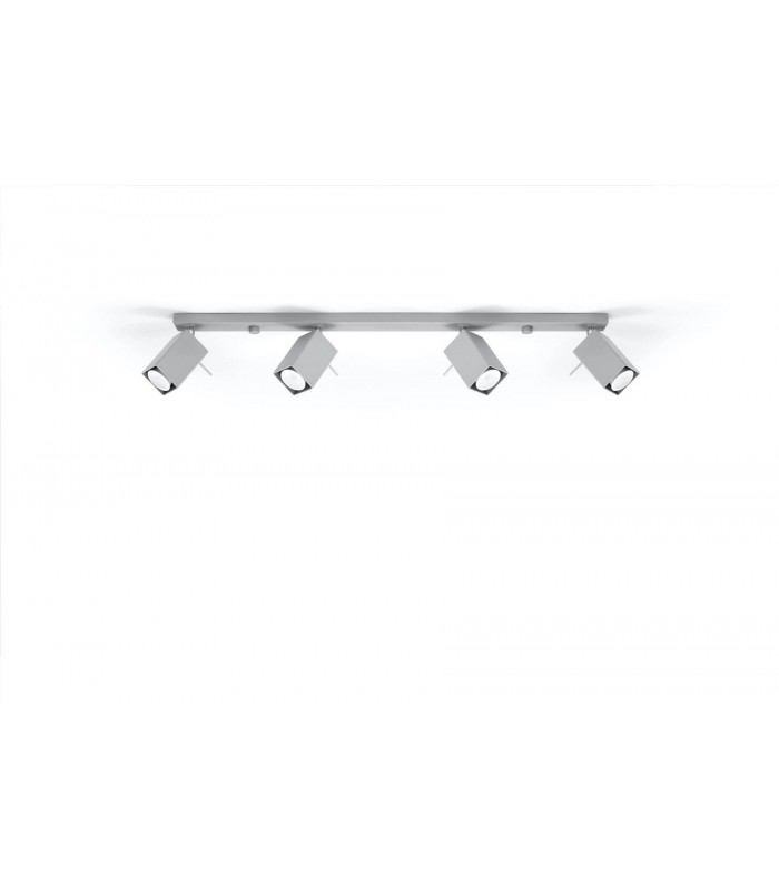 4 Light Spotlight Bar Grey, GU10 - 2