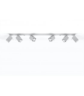 6 Light Spotlight Bar Grey, GU10 - 2