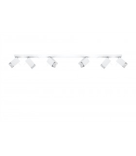 6 Light Spotlight Bar White, GU10 - 1