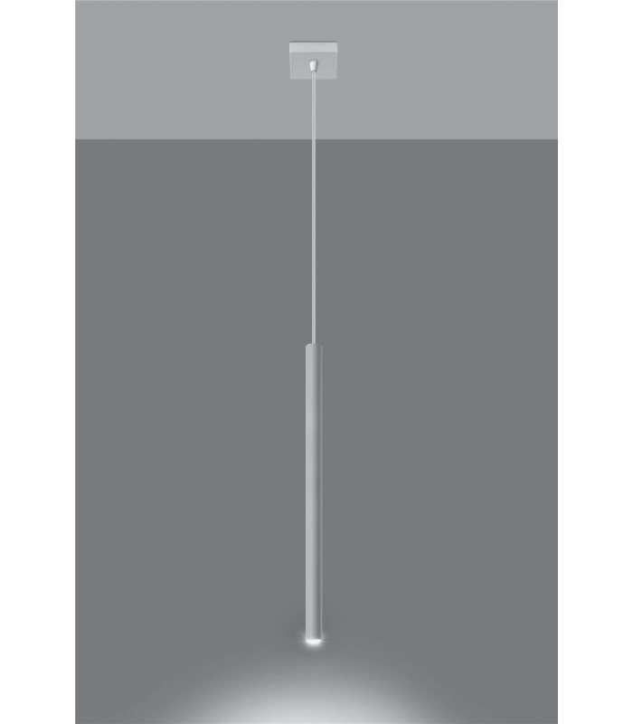1 Light Ceiling Pendant White, G9 - 4