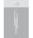 3 Light Cluster Drop Pendant White, G9 - 4