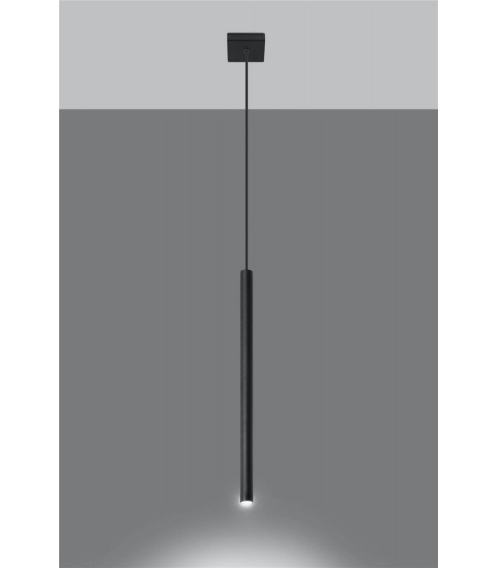 1 Light Ceiling Pendant Black, G9 - 3