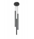 3 Light Cluster Drop Pendant Black, G9 - 1