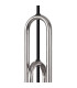Yorktown Linear 4 Light Pendant 20cm Tubular Ribbed Glass Polished Nickel/Matt Black Champagne-5