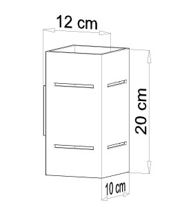 1 Light Flush Wall Light White, G9 - 2