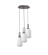 Yorktown 55cm Round 3 Light Pendant 20cm Tubular Ribbed Glass Aged Pewter/Matt Black Opal-4