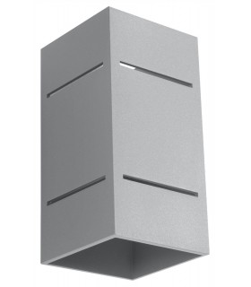 1 Light Flush Wall Light Grey, G9 - 1