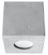 1 Light Surface Mounted Downlight Off White, GU10 - 1