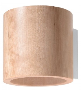1 Light Wall Light Natural Wood, G9 - 1