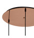 Yorktown 55cm Round 3 Light Pendant 20cm Tubular Ribbed Glass Copper/Matt Black Clear-8