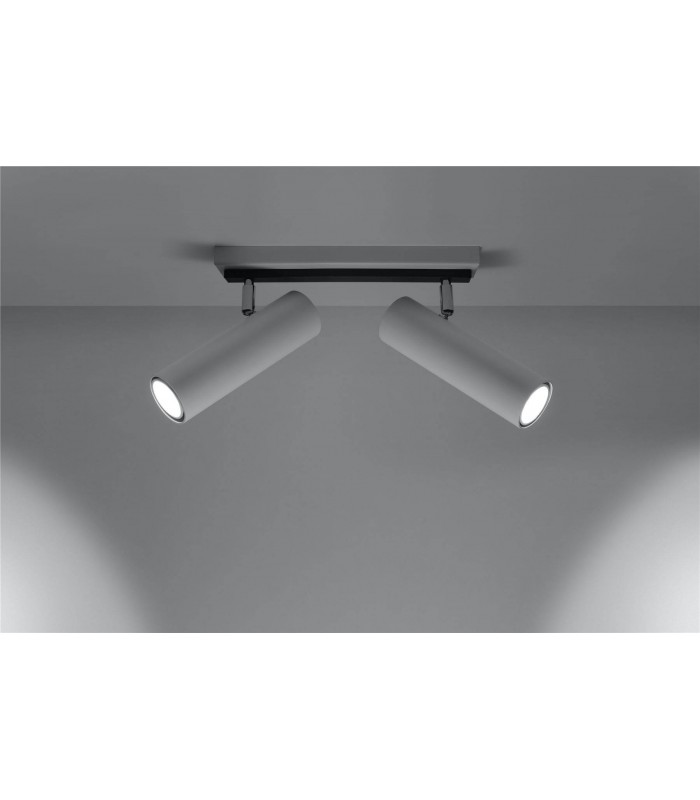 2 Light Spotlight Bar White, GU10 - 2