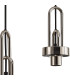 Yorktown 55cm Round 3 Light Pendant 20cm Tubular Ribbed Glass Polished Nickel/Matt Black Opal-8