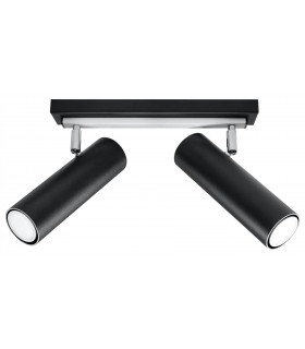 2 Light Spotlight Bar Black, GU10 - 1