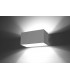 2 Light Up Down Flush Wall Light White - 2