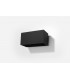 2 Light Up Down Flush Wall Light Black - 1