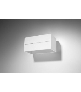 2 Light Up Down Flush Wall Light White - 1