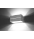 2 Light Up Down Flush Wall Light White - 2