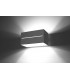 2 Light Up Down Flush Wall Light Grey - 2