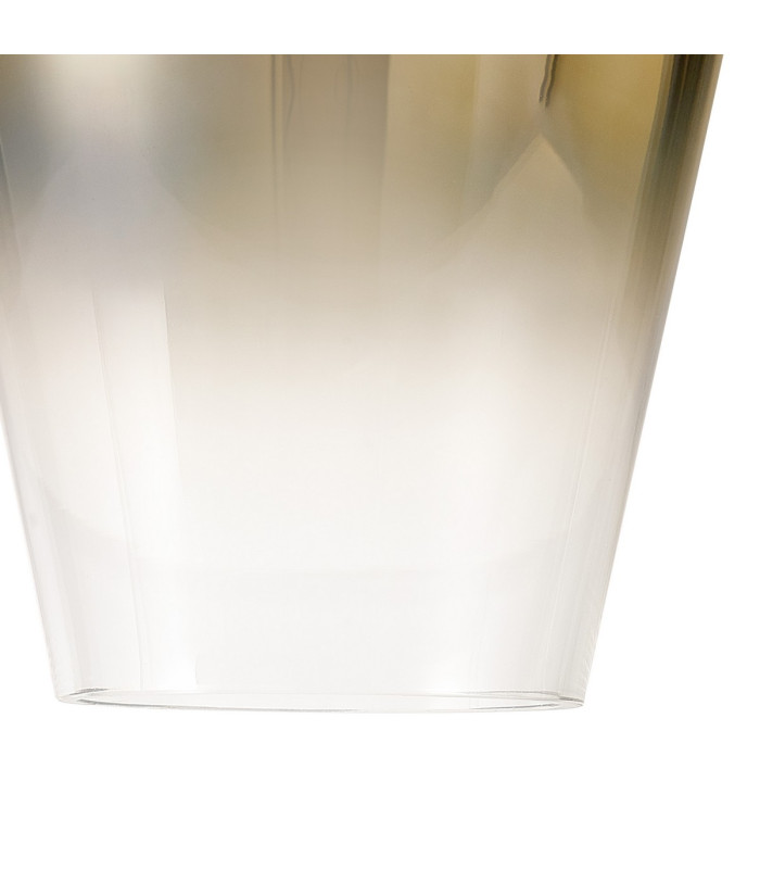 Yorktown 68cm Round 3 Light Pendant 23cm Pear Glass Brass Gold/Matt Black Brass Gold/Clear-7