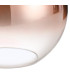 Yorktown 75cm Round 5 Light Pendant 30cm Globe Glass Copper/Matt Black Copper/Clear-8
