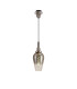 Yorktown 1 Light Pendant E27 23cm Pear Glass Polished Nickel/Matt Black/Smoked/Clear-4
