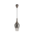 Yorktown 1 Light Pendant E27 23cm Pear Glass Polished Nickel/Matt Black/Smoked/Clear-5