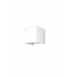LED 1 Light Up Down Flush Wall Light White - 1